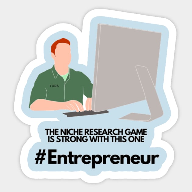 Entrepreneur Sticker by Jo3Designs